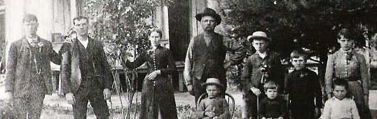Photo of Lemuel Coats Family. Taken in Fresno, California