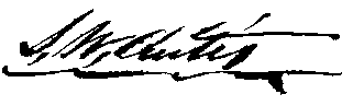 Sydney Curtis' signature