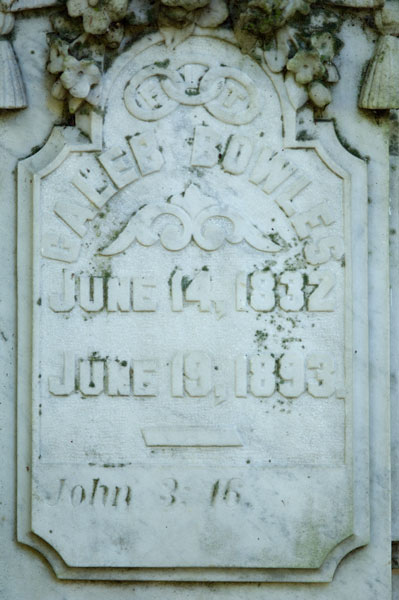 Caleb Bowles graves
