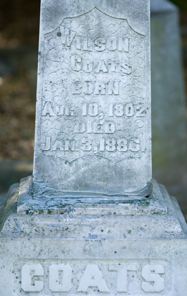 Wilson Coats grave